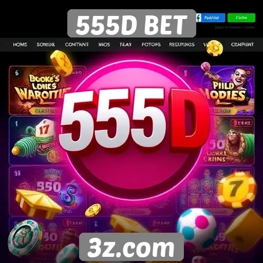 Oferta de jogos disponíveis no 555D BET